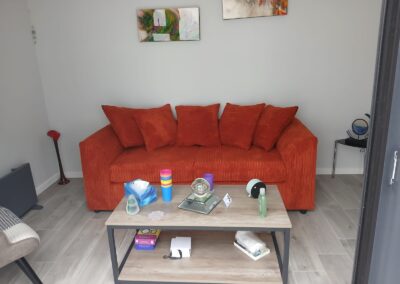 Clear-Clarity Counselling in Gillingham, Medway - Counselling room sofa